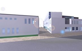 Erschliessungsachse von der Langobardenstraße