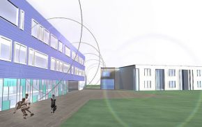 Erschliessungsachse von Süden